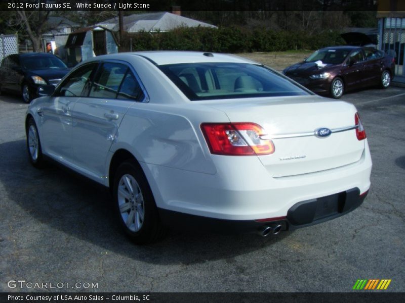 White Suede / Light Stone 2012 Ford Taurus SE
