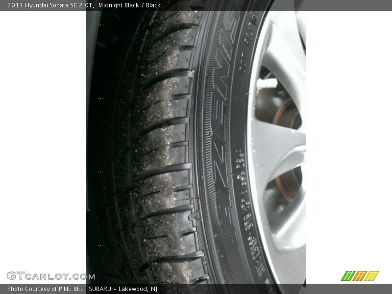 Midnight Black / Black 2013 Hyundai Sonata SE 2.0T