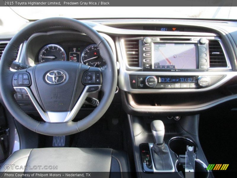 Predawn Gray Mica / Black 2015 Toyota Highlander Limited