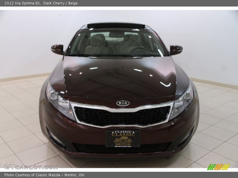 Dark Cherry / Beige 2012 Kia Optima EX