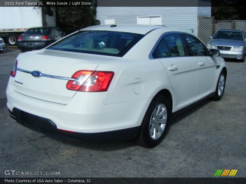 White Suede / Light Stone 2012 Ford Taurus SE