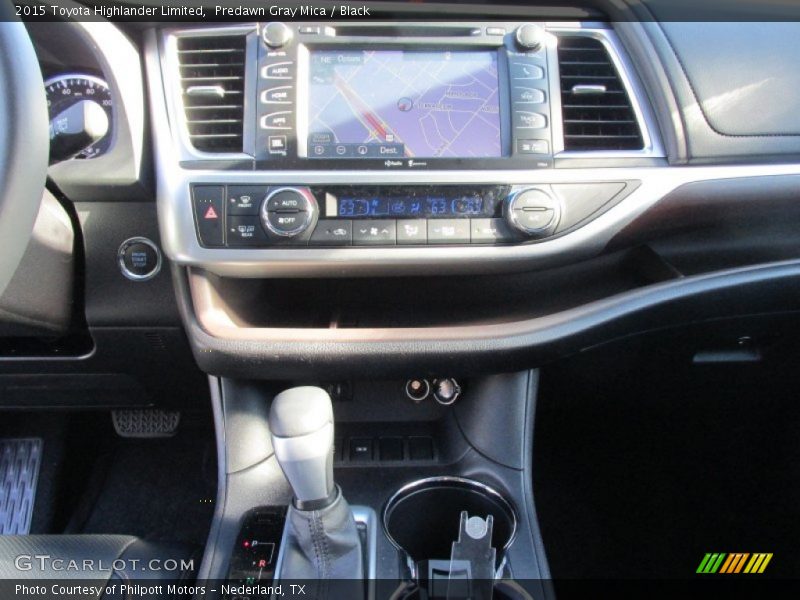Predawn Gray Mica / Black 2015 Toyota Highlander Limited