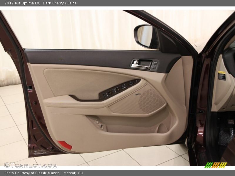 Dark Cherry / Beige 2012 Kia Optima EX