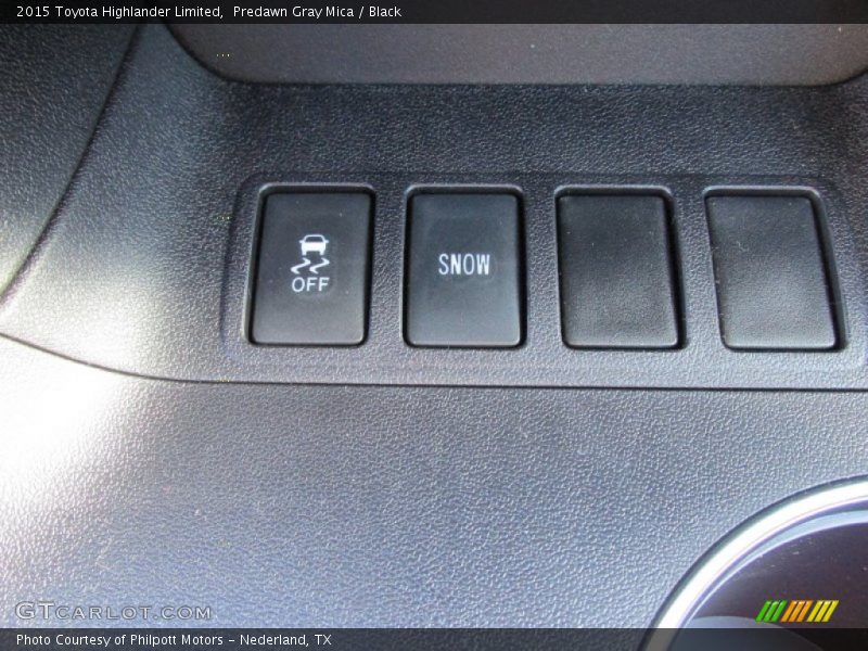 Predawn Gray Mica / Black 2015 Toyota Highlander Limited