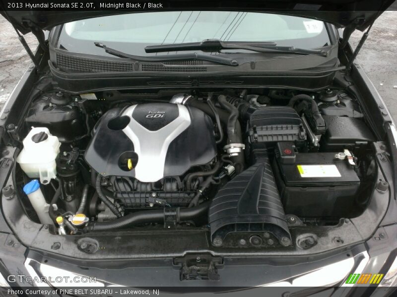 Midnight Black / Black 2013 Hyundai Sonata SE 2.0T