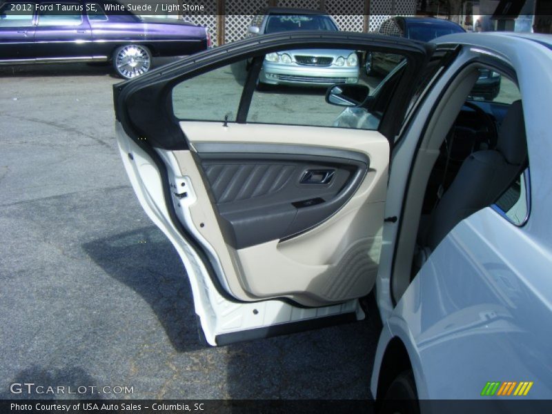 White Suede / Light Stone 2012 Ford Taurus SE