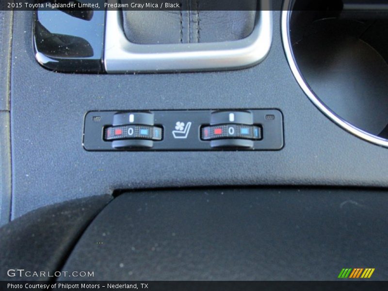 Predawn Gray Mica / Black 2015 Toyota Highlander Limited