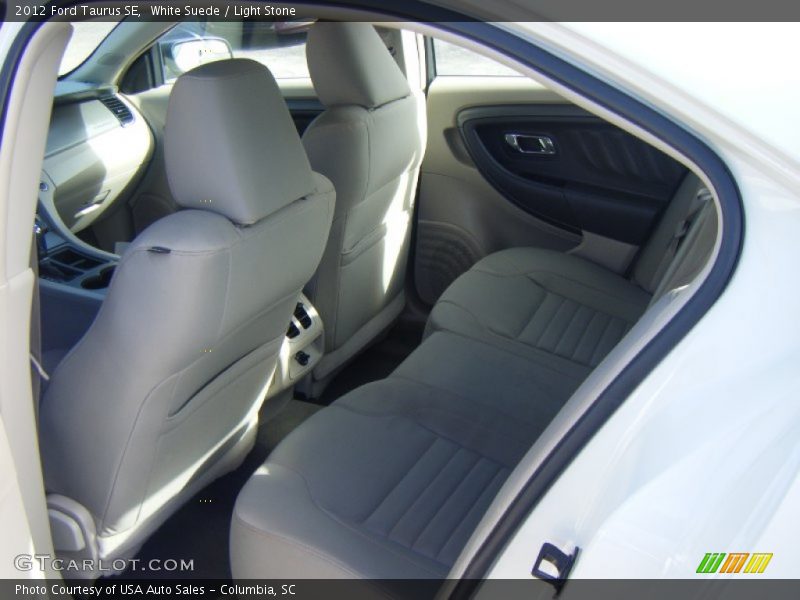 White Suede / Light Stone 2012 Ford Taurus SE