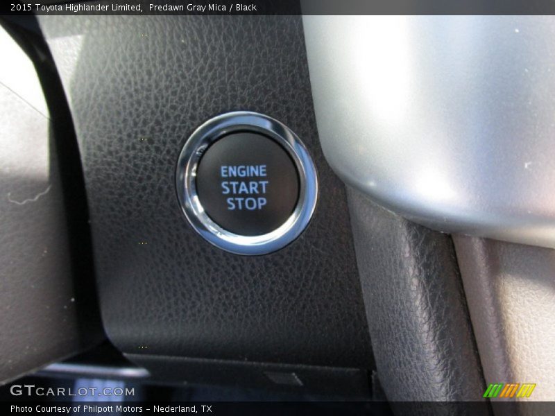 Predawn Gray Mica / Black 2015 Toyota Highlander Limited