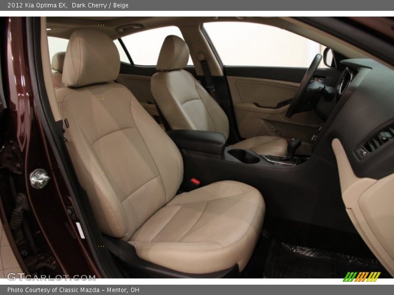 Dark Cherry / Beige 2012 Kia Optima EX