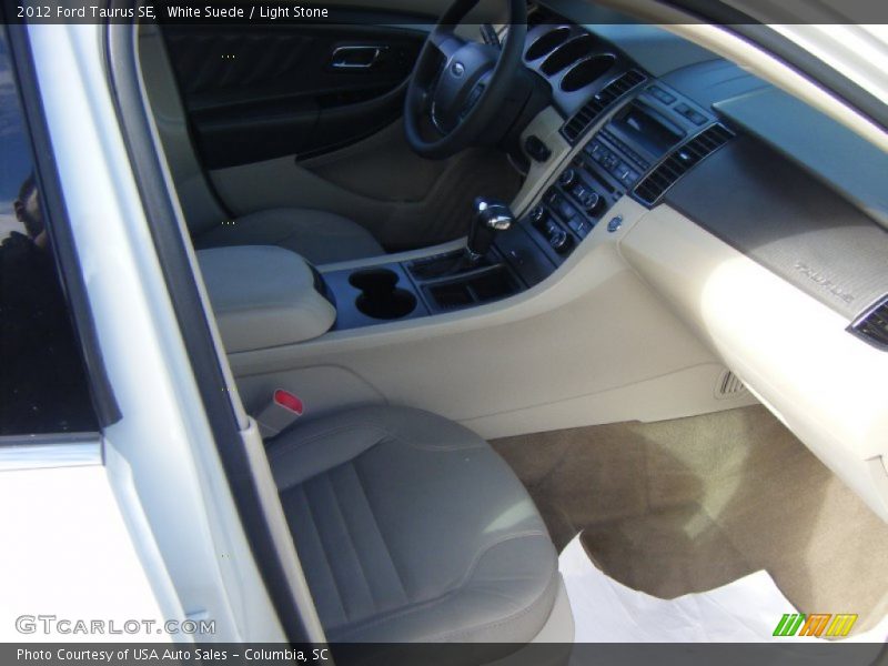 White Suede / Light Stone 2012 Ford Taurus SE