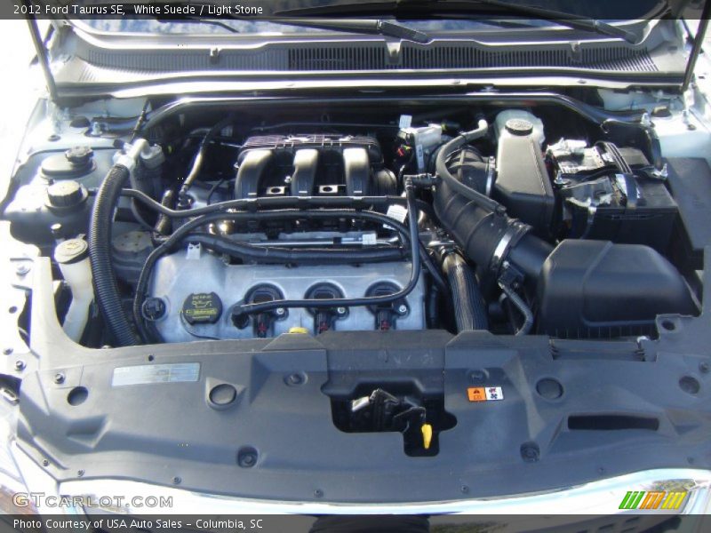 White Suede / Light Stone 2012 Ford Taurus SE