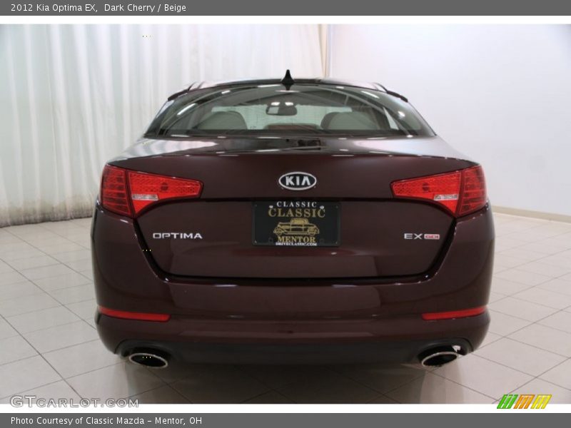 Dark Cherry / Beige 2012 Kia Optima EX
