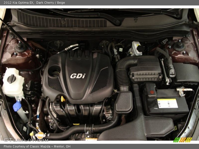 Dark Cherry / Beige 2012 Kia Optima EX