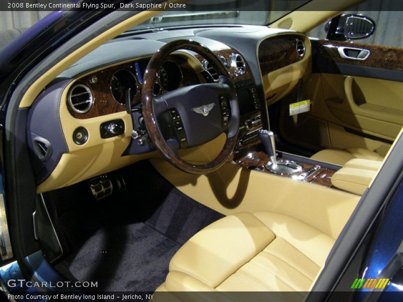 Dark Sapphire / Ochre 2008 Bentley Continental Flying Spur
