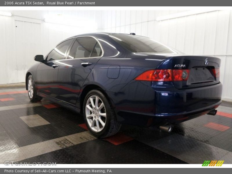 Royal Blue Pearl / Parchment 2006 Acura TSX Sedan