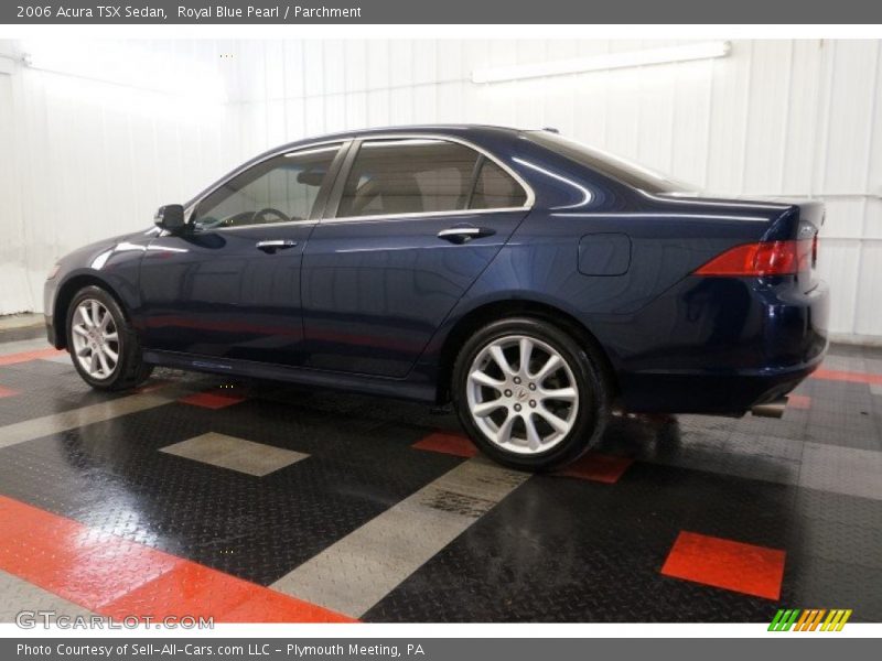Royal Blue Pearl / Parchment 2006 Acura TSX Sedan
