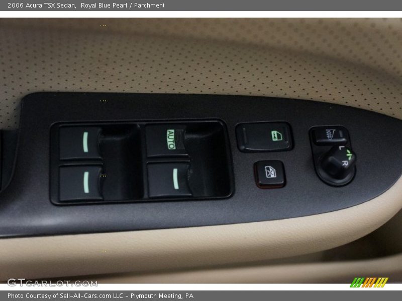 Royal Blue Pearl / Parchment 2006 Acura TSX Sedan