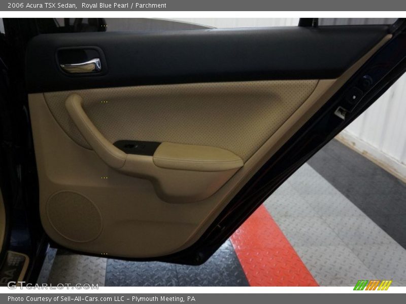 Royal Blue Pearl / Parchment 2006 Acura TSX Sedan