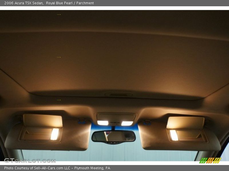 Royal Blue Pearl / Parchment 2006 Acura TSX Sedan