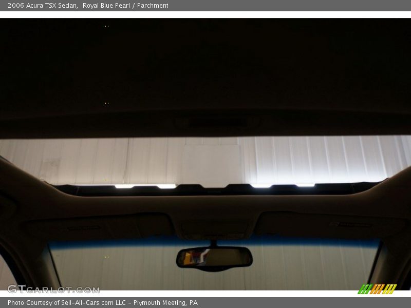 Royal Blue Pearl / Parchment 2006 Acura TSX Sedan