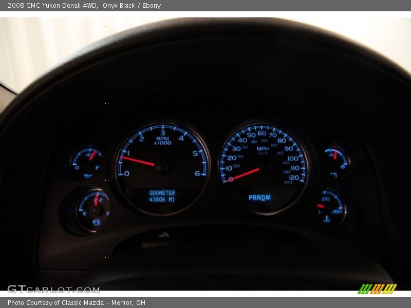 Onyx Black / Ebony 2008 GMC Yukon Denali AWD