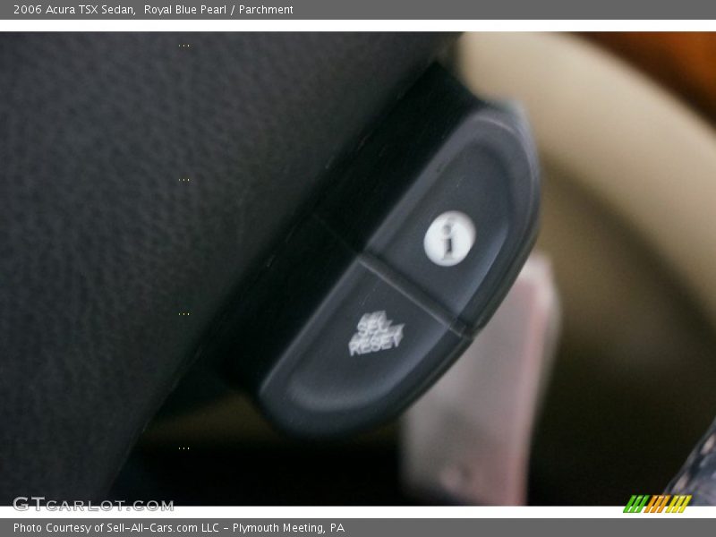 Royal Blue Pearl / Parchment 2006 Acura TSX Sedan