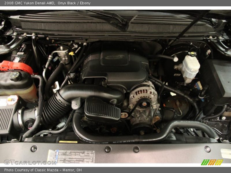 Onyx Black / Ebony 2008 GMC Yukon Denali AWD
