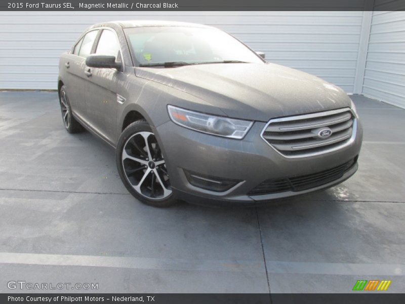 Magnetic Metallic / Charcoal Black 2015 Ford Taurus SEL