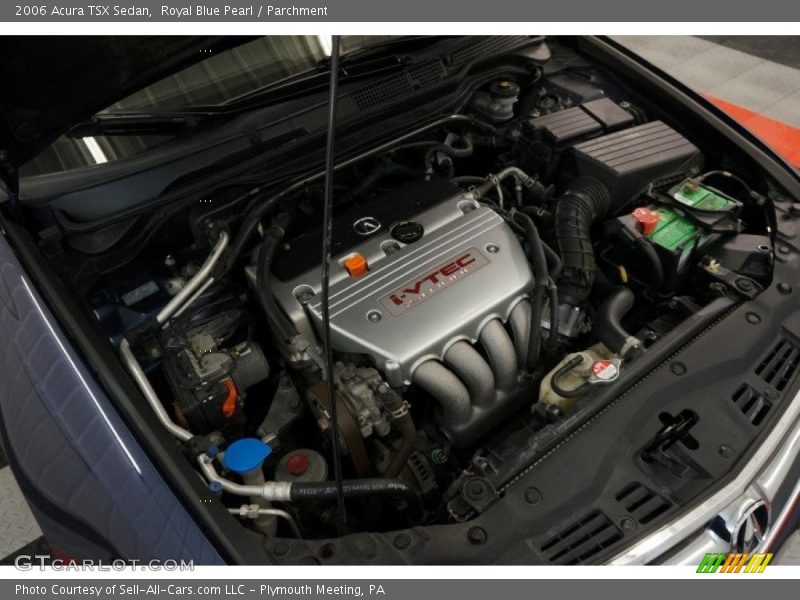 Royal Blue Pearl / Parchment 2006 Acura TSX Sedan