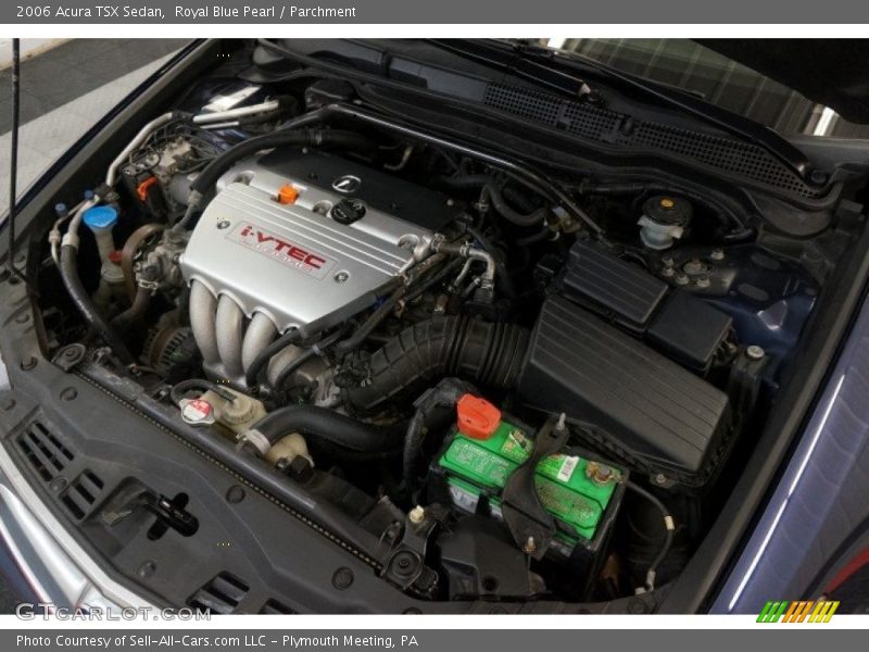 Royal Blue Pearl / Parchment 2006 Acura TSX Sedan