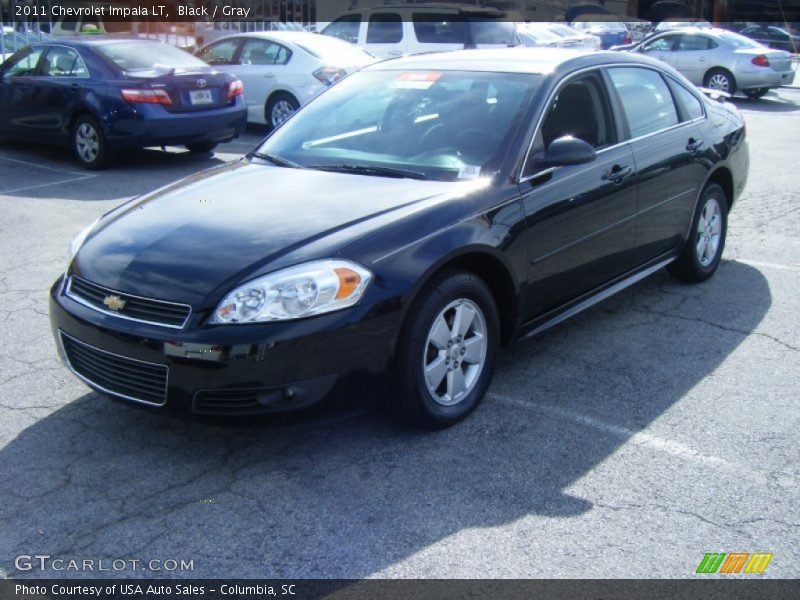 Black / Gray 2011 Chevrolet Impala LT