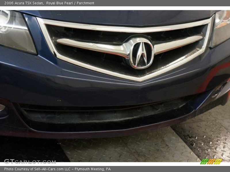 Royal Blue Pearl / Parchment 2006 Acura TSX Sedan