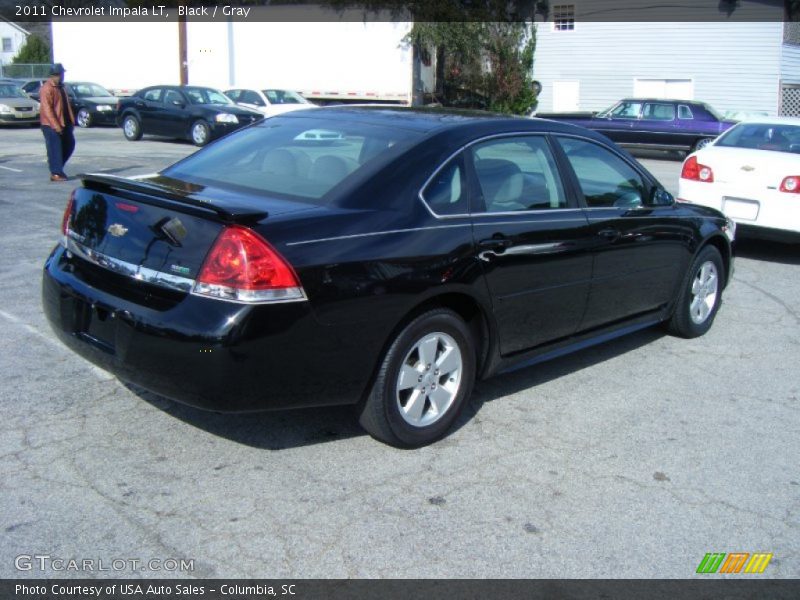 Black / Gray 2011 Chevrolet Impala LT