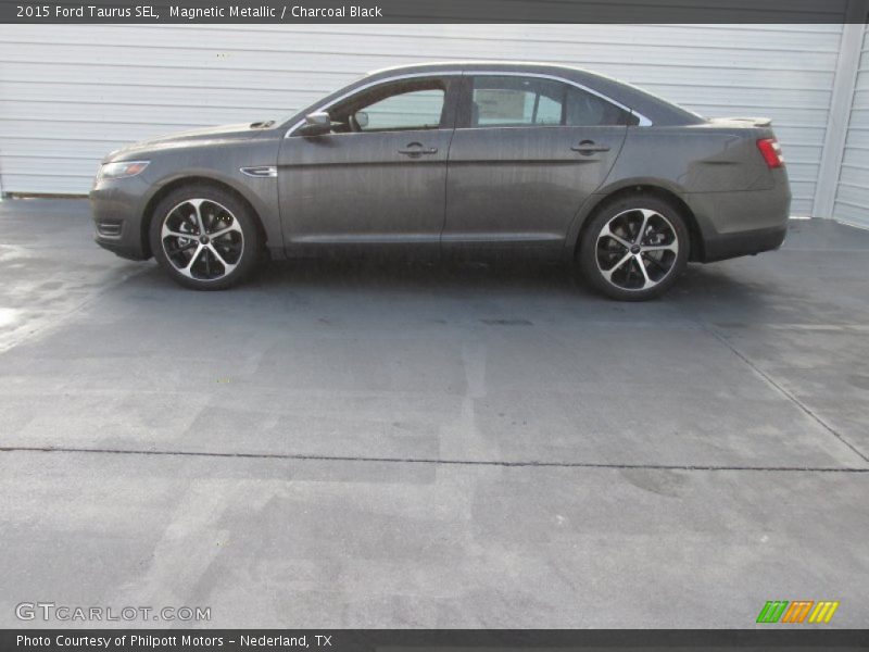 Magnetic Metallic / Charcoal Black 2015 Ford Taurus SEL