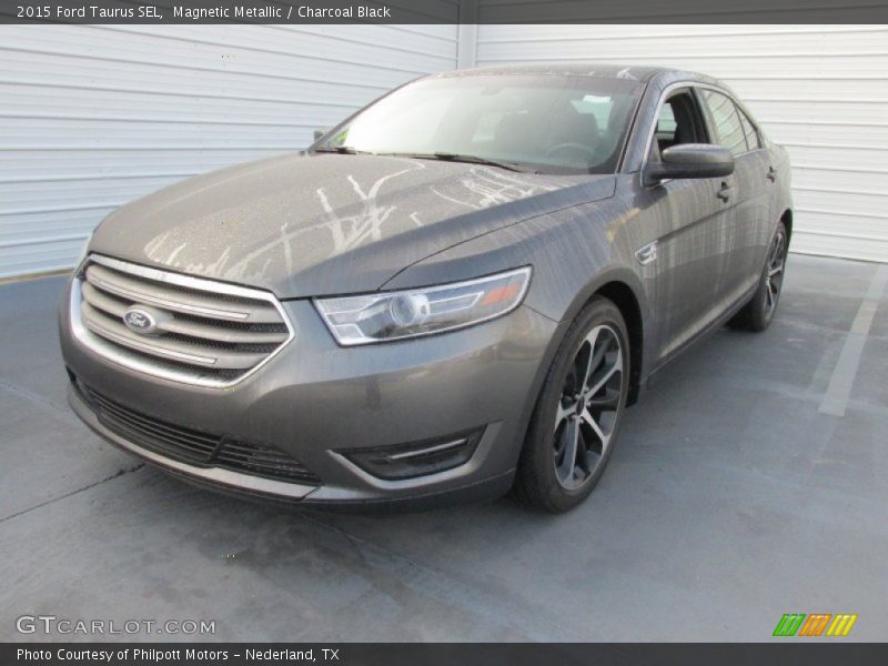 Magnetic Metallic / Charcoal Black 2015 Ford Taurus SEL