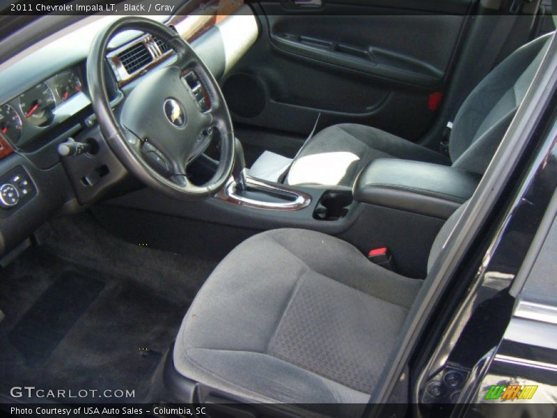 Black / Gray 2011 Chevrolet Impala LT