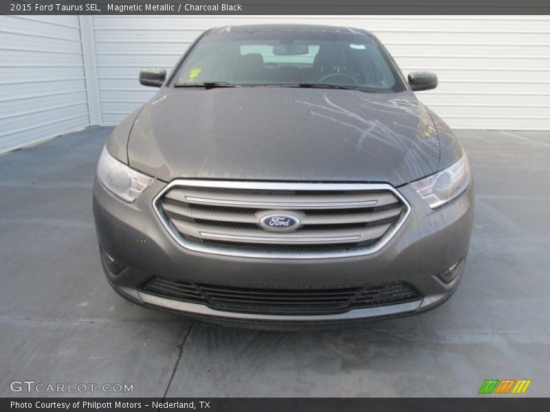 Magnetic Metallic / Charcoal Black 2015 Ford Taurus SEL
