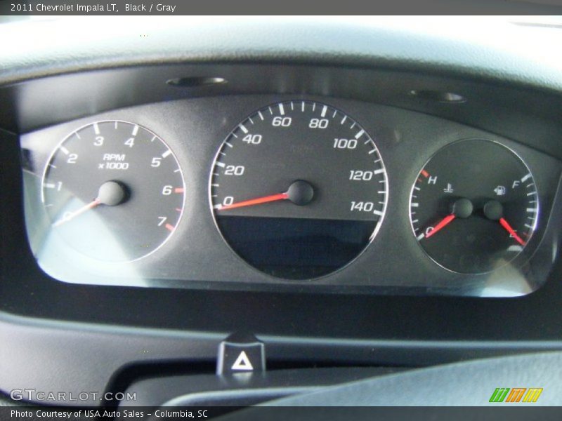 Black / Gray 2011 Chevrolet Impala LT