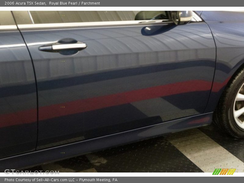 Royal Blue Pearl / Parchment 2006 Acura TSX Sedan