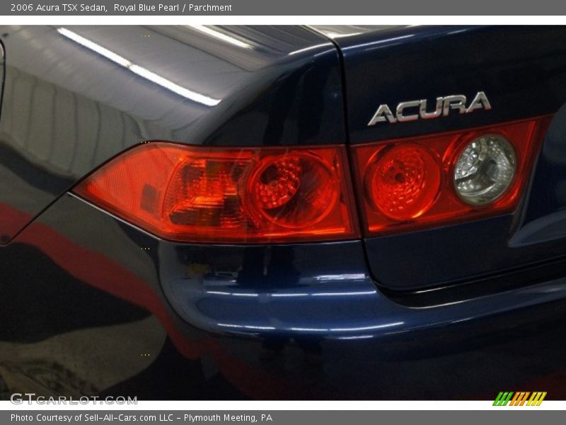 Royal Blue Pearl / Parchment 2006 Acura TSX Sedan