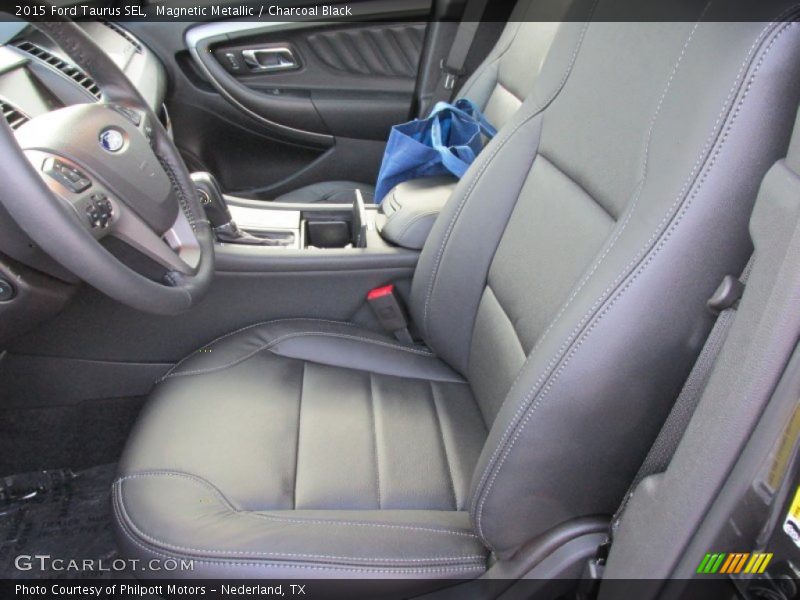 Magnetic Metallic / Charcoal Black 2015 Ford Taurus SEL
