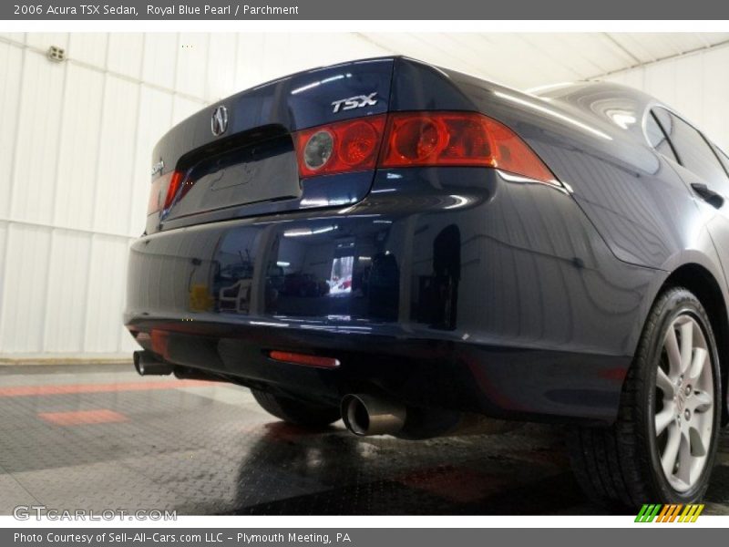 Royal Blue Pearl / Parchment 2006 Acura TSX Sedan