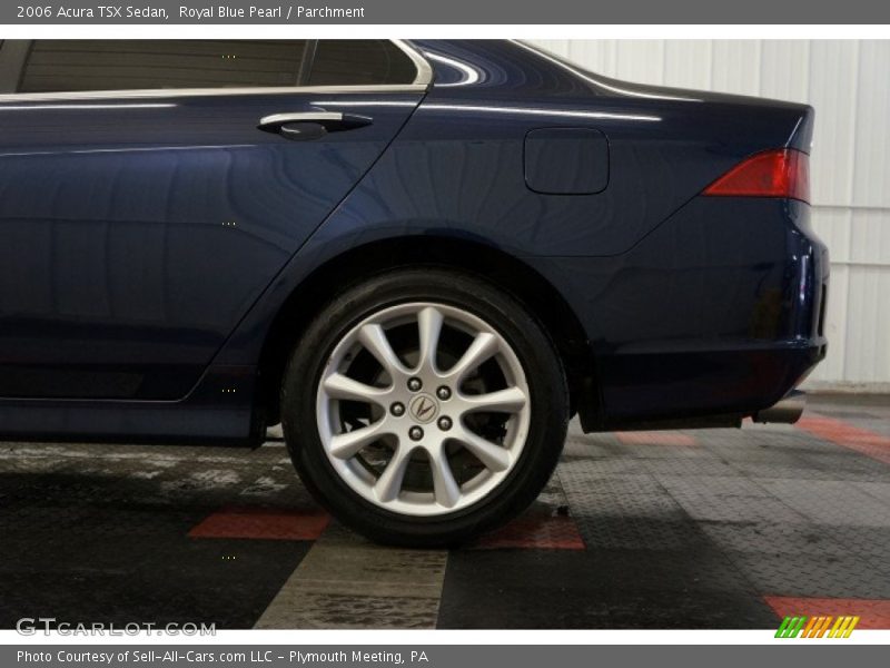 Royal Blue Pearl / Parchment 2006 Acura TSX Sedan