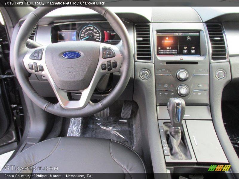 Magnetic Metallic / Charcoal Black 2015 Ford Taurus SEL