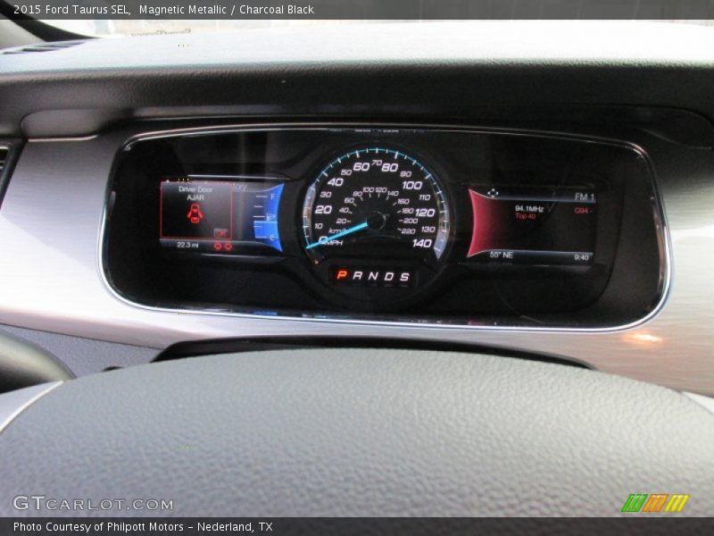 Magnetic Metallic / Charcoal Black 2015 Ford Taurus SEL