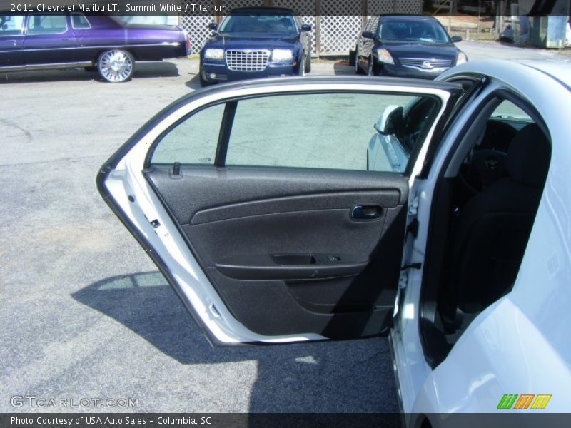 Summit White / Titanium 2011 Chevrolet Malibu LT