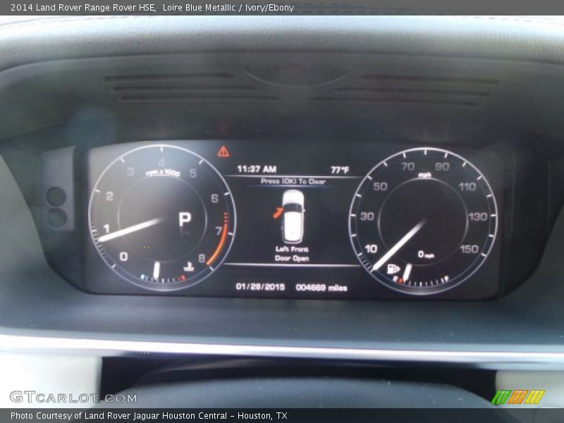 Loire Blue Metallic / Ivory/Ebony 2014 Land Rover Range Rover HSE
