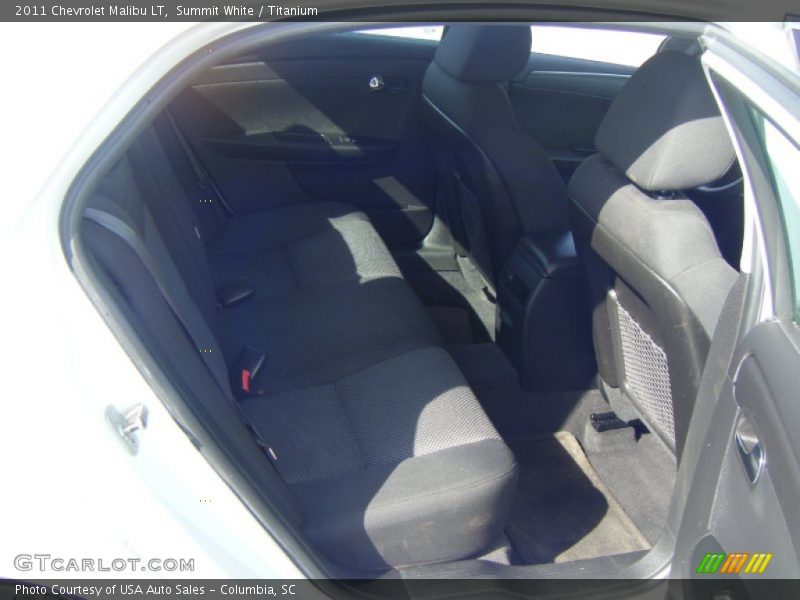 Summit White / Titanium 2011 Chevrolet Malibu LT