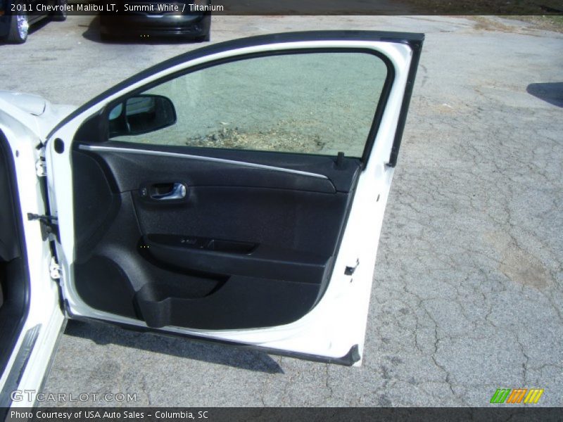 Summit White / Titanium 2011 Chevrolet Malibu LT